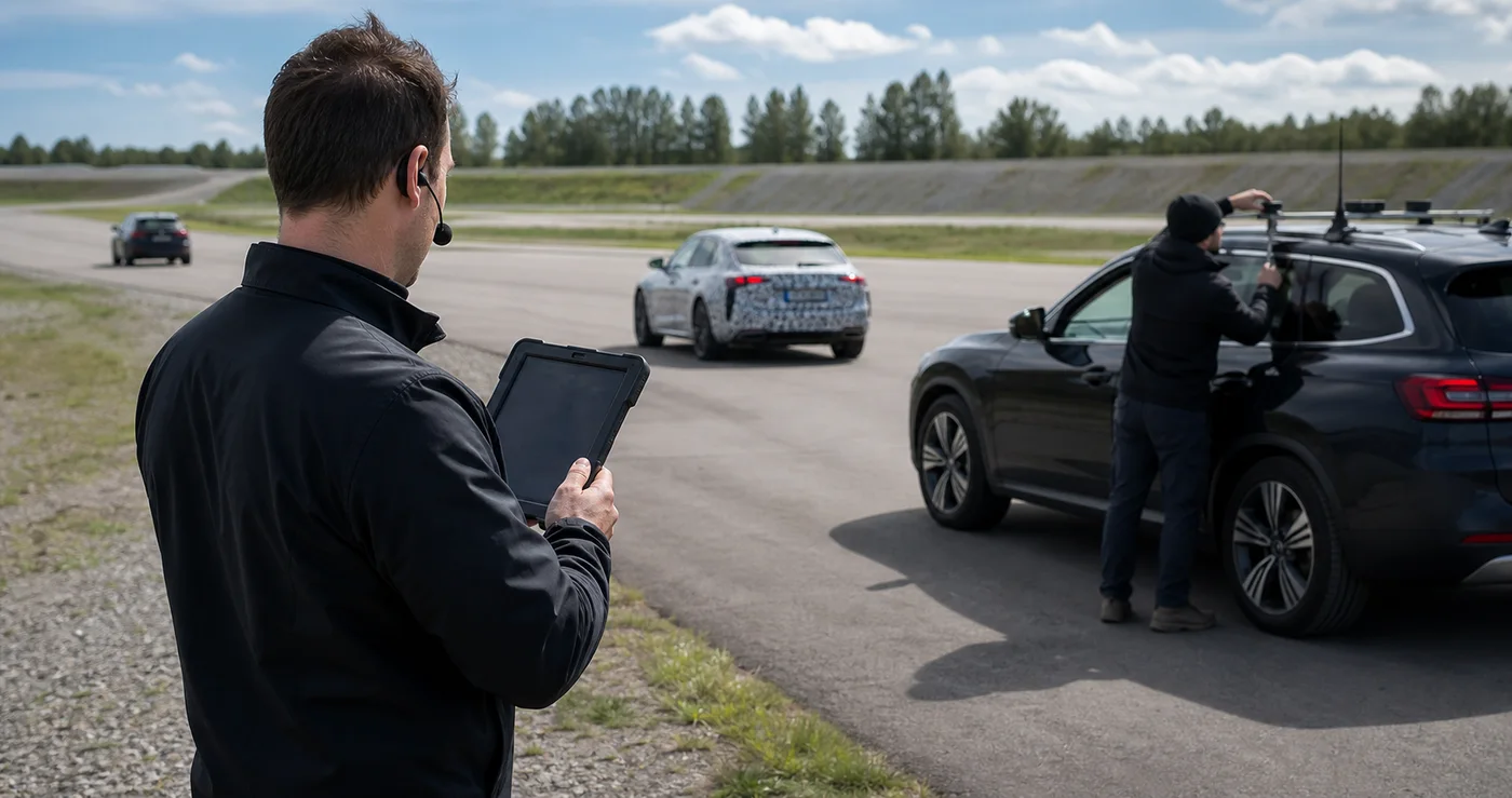 Monitoraggio live di più veicoli durante un’attività sul campo